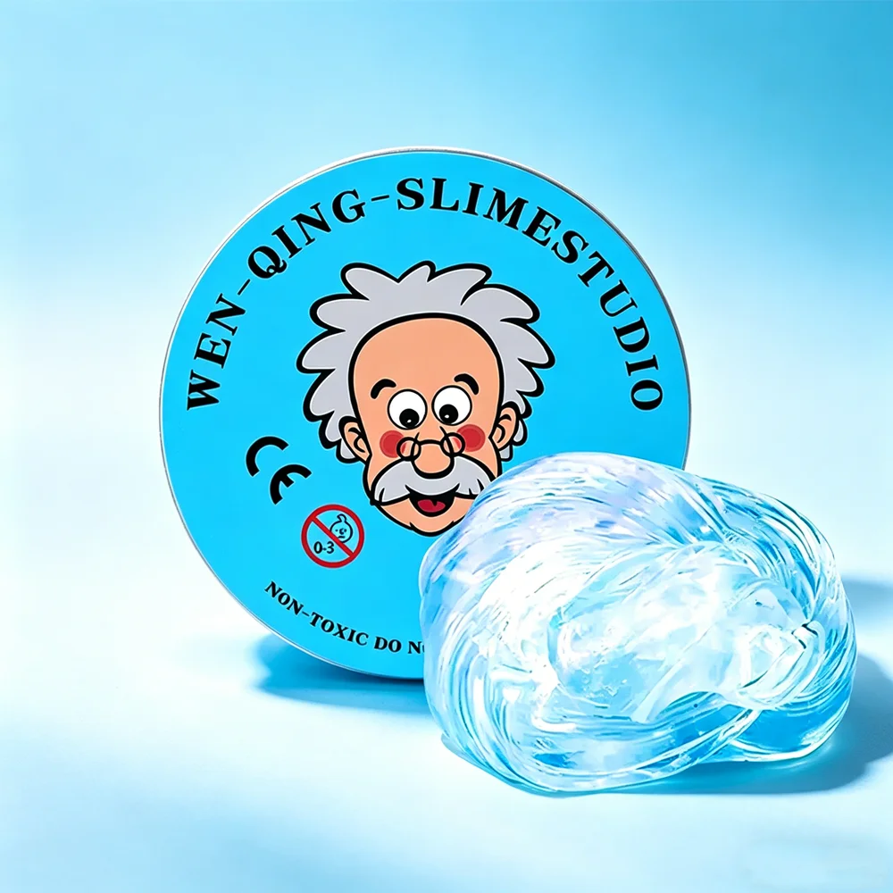Blue Transparent Reusable Liquid Glass Mud Slime Stress Relieving Toys Crystal Mud Decompression Toy for Office Anxiety Relief
Blue Transparent Reusable Liquid Glass Mud Slime Stress Relieving Toys Crystal Mud Decompression Toy for Office Anxiety Relief