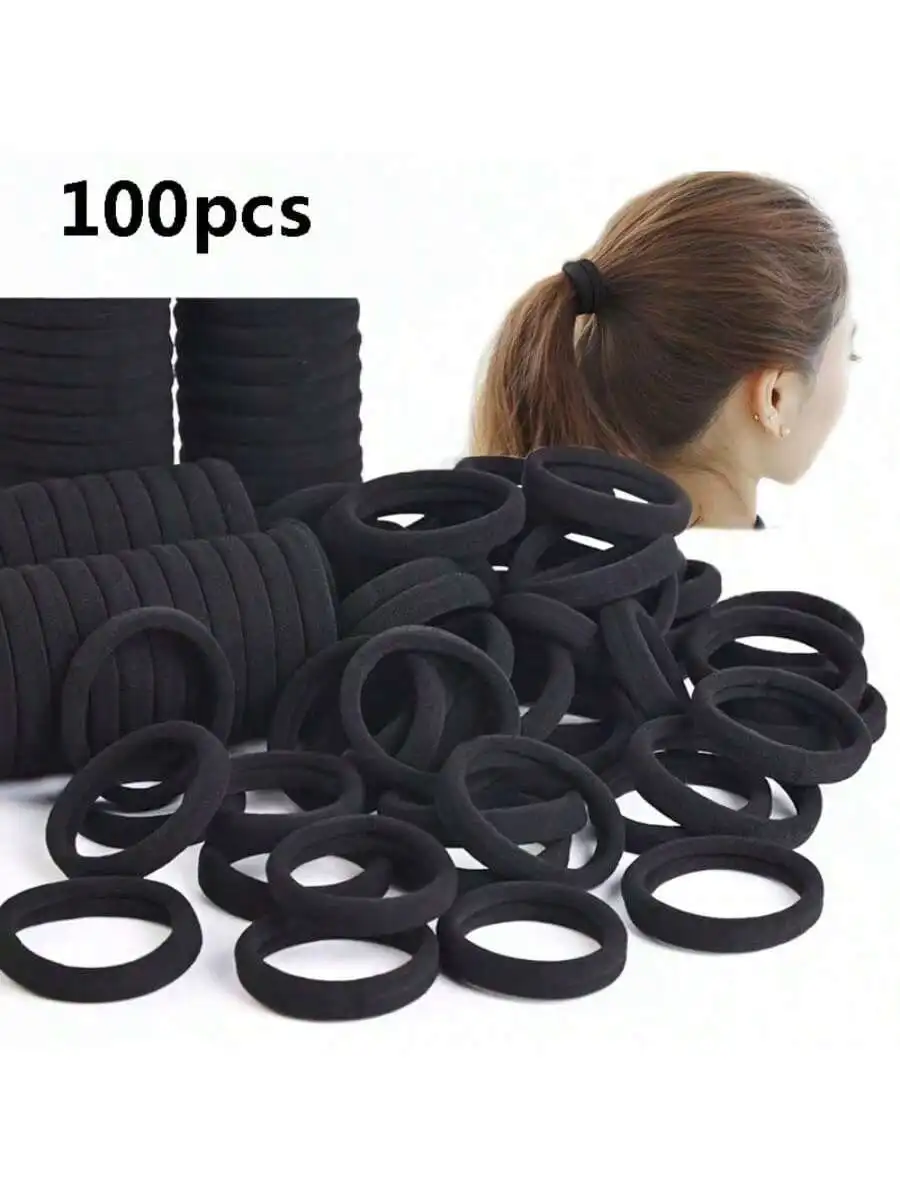 Черные резинки для волос шириной 4 см, 100 шт., высокая эластичность. 20x13 см, без складок, оптовая цена, упаковка
Черные резинки для волос шириной 4 см, 100 шт., высокая эластичность. 20x13 см, без складок, оптовая цена, упаковка