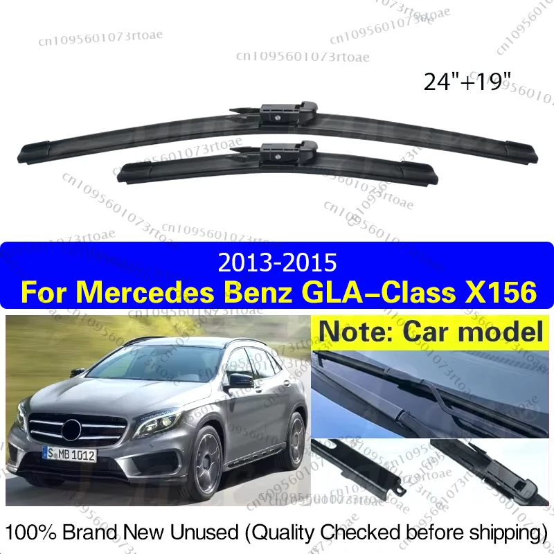 For Mercedes Benz GLA Class X156 2013 2014 2015 Front Wiper Blades Windshield Windscreen Clean Window 24"+19" Car Accessories 
For Mercedes Benz GLA Class X156 2013 2014 2015 Front Wiper Blades Windshield Windscreen Clean Window 24"+19" Car Accessories