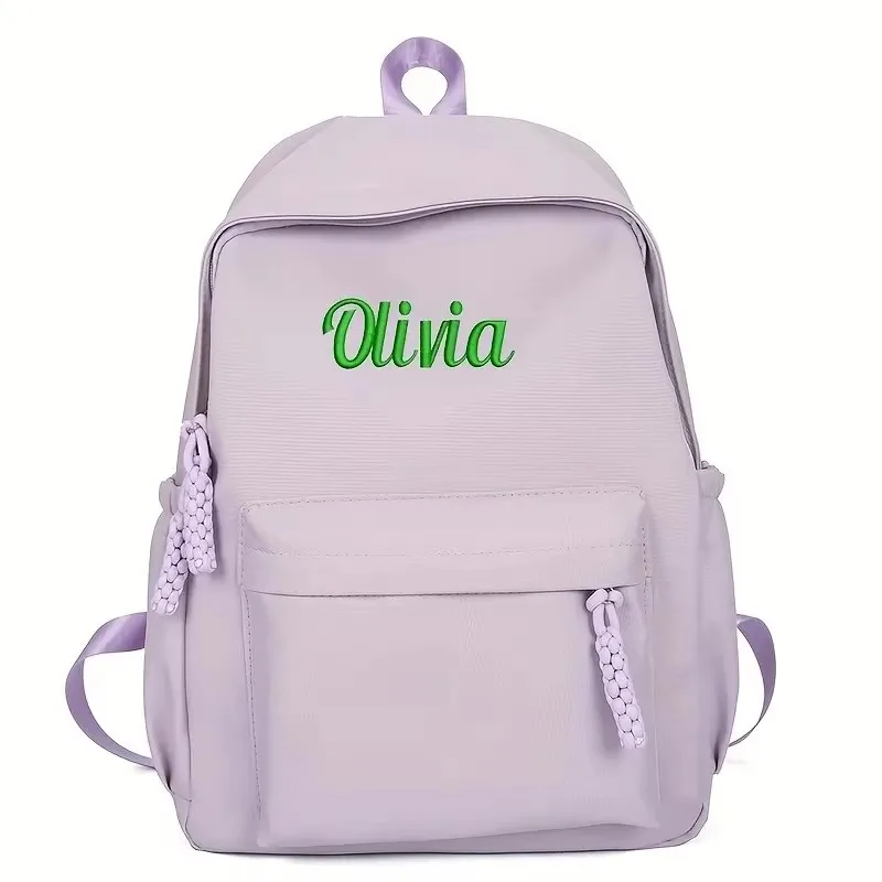 Personalized Name Kids Backpack - Embroidered Customize Design School Season Large Capacity for School & Gifting School Backpack
Personalized Name Kids Backpack - Embroidered Customize Design School Season Large Capacity for School & Gifting School Backpack