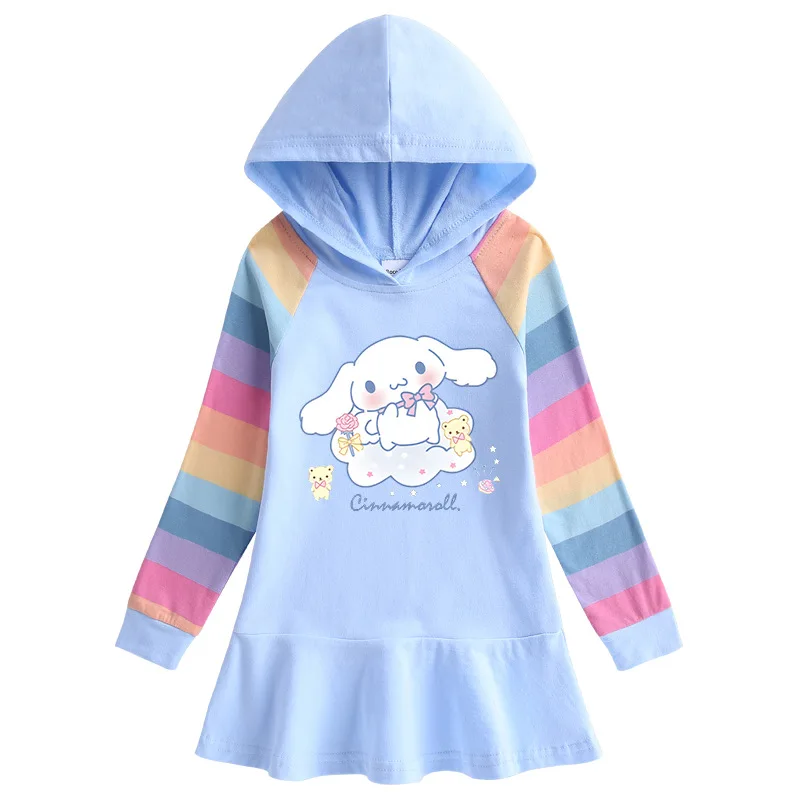 Sanrio Cinnamon Dog Kawaii 2023 Spring and Autumn New Cotton Cartoon Rainbow Girls Long Sleeve Hooded Sweatshirt Princess Dress
Sanrio Cinnamon Dog Kawaii 2023 Spring and Autumn New Cotton Cartoon Rainbow Girls Long Sleeve Hooded Sweatshirt Princess Dress