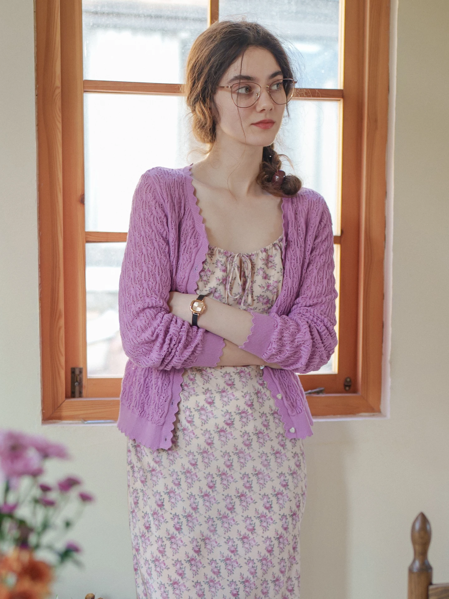 MarchNoon Hollow out Knitted Sweater Cotton Wool Basic Thin round Neck Open Cardigan Lightweight Sun Protection Outerwear
MarchNoon Hollow out Knitted Sweater Cotton Wool Basic Thin round Neck Open Cardigan Lightweight Sun Protection Outerwear