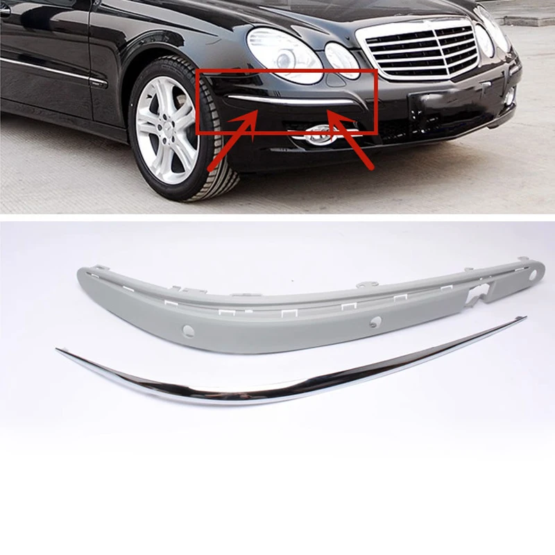 Front/ Rear Centre Bumper Moulding Stripe With Chrome Trim Unpainted For Mercedes Benz W211 E200 E230 E240 E280 E300
Front/ Rear Centre Bumper Moulding Stripe With Chrome Trim Unpainted For Mercedes Benz W211 E200 E230 E240 E280 E300