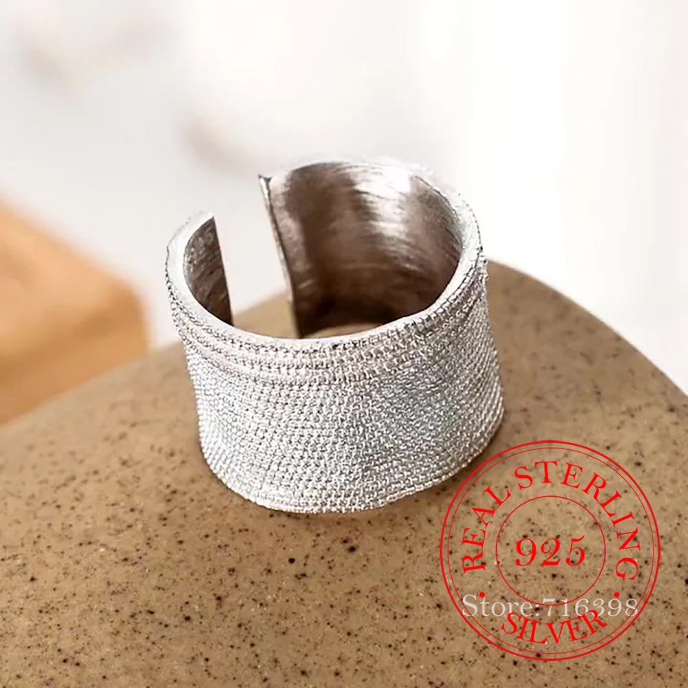 Real Money 925 Sterling Silver Irregular Geometric Embossing Finger Rings For Women Men Money 925 Wedding Party Jewelry Gift
Real Money 925 Sterling Silver Irregular Geometric Embossing Finger Rings For Women Men Money 925 Wedding Party Jewelry Gift