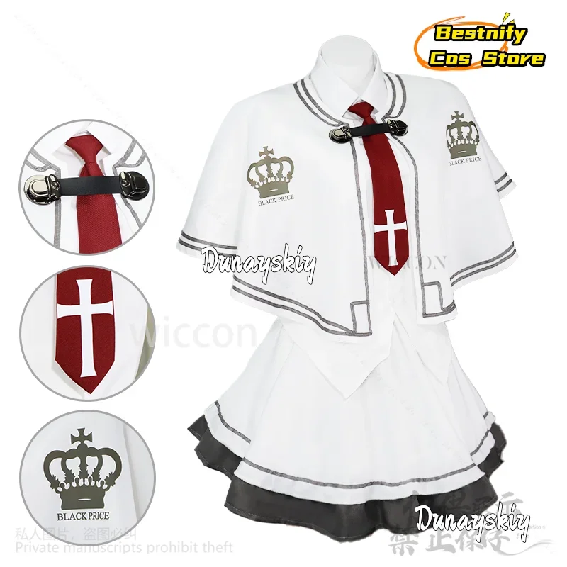 КосплейGalgame Tsui No Sora Zakuro Takashima Wonderful Everyday Down Косплей Аниме Японский JK Школьная форма Платье Kawaii Custo 
КосплейGalgame Tsui No Sora Zakuro Takashima Wonderful Everyday Down Косплей Аниме Японский JK Школьная форма Платье Kawaii Custo