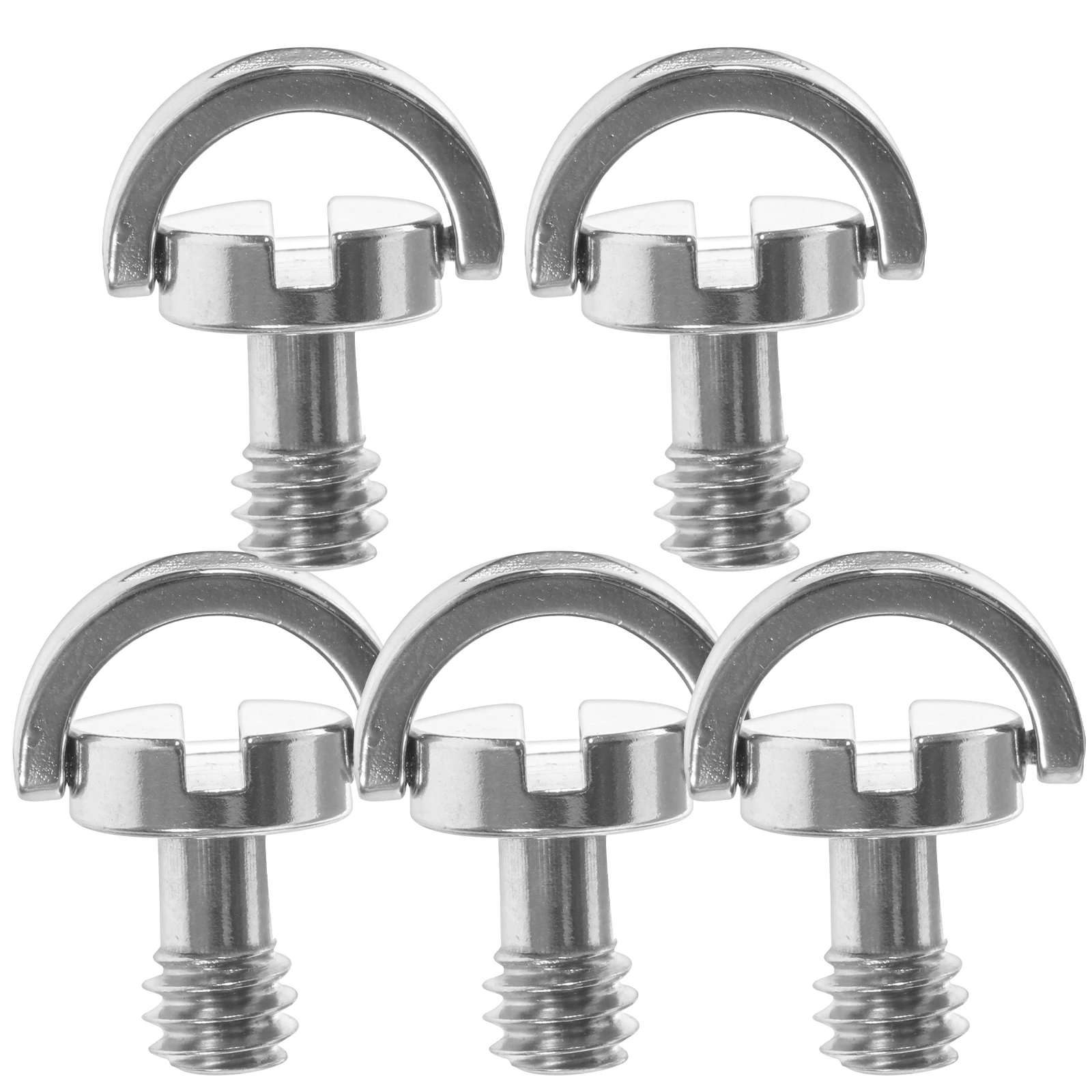 5pcs Camera Fixing Screw 1/4 D-ring Tripod Mount Replacement Iron Nickel Plated Quick Release Photography Supplies
5pcs Camera Fixing Screw 1/4 D-ring Tripod Mount Replacement Iron Nickel Plated Quick Release Photography Supplies