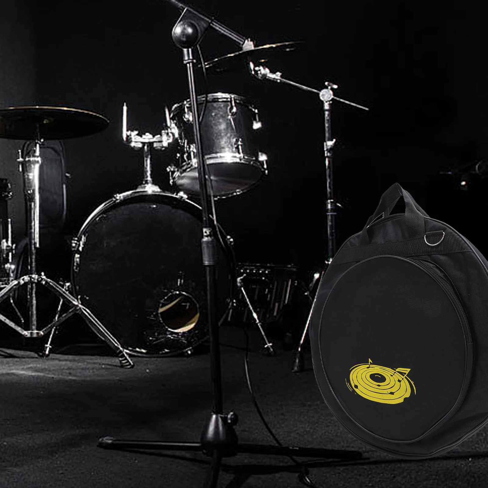 Cymbal Bag Round Case Reinforced Handle Double Zipper Padded Oxford Cloth Portable Cymbal Storage Carrier Stick Bag
Cymbal Bag Round Case Reinforced Handle Double Zipper Padded Oxford Cloth Portable Cymbal Storage Carrier Stick Bag