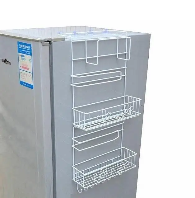 Kitchen Refrigerator Side Storage Rack Wall Hanging Spice Holder Carbon Steel Multi Layer Organizer Fly Blue Valley Brand
Kitchen Refrigerator Side Storage Rack Wall Hanging Spice Holder Carbon Steel Multi Layer Organizer Fly Blue Valley Brand