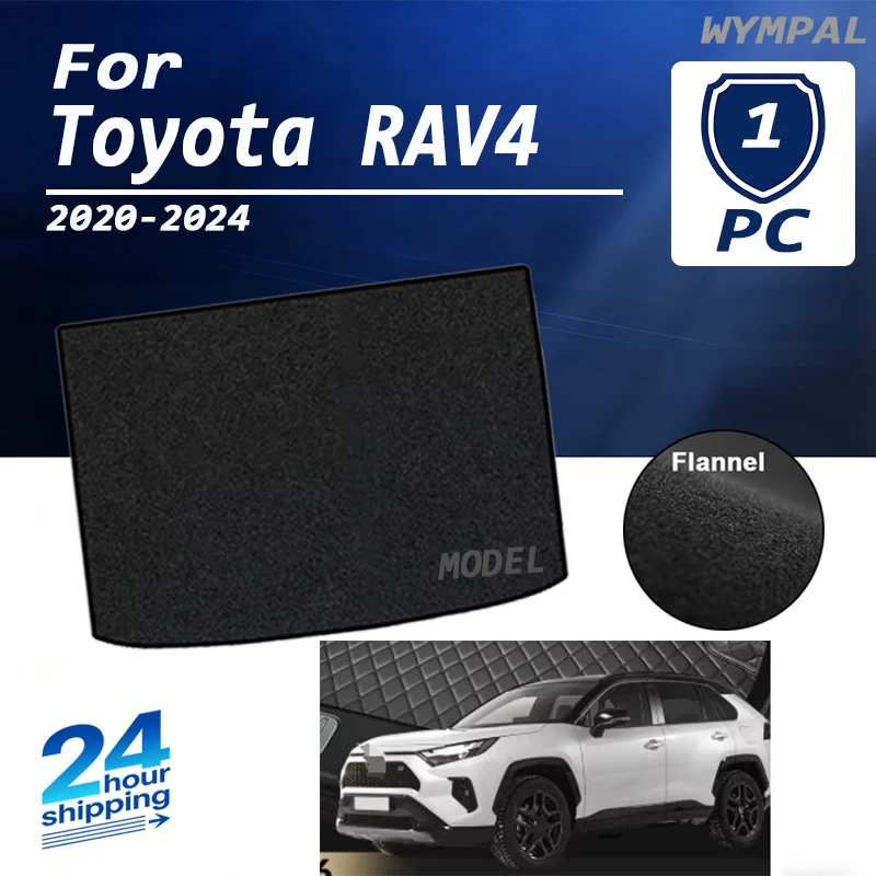 Коврик для багажника из замши для Toyota RAV4 2020-2024, поддон-вкладыш для багажного отделения, коврик для пола багажника, черный
Коврик для багажника из замши для Toyota RAV4 2020-2024, поддон-вкладыш для багажного отделения, коврик для пола багажника, черный