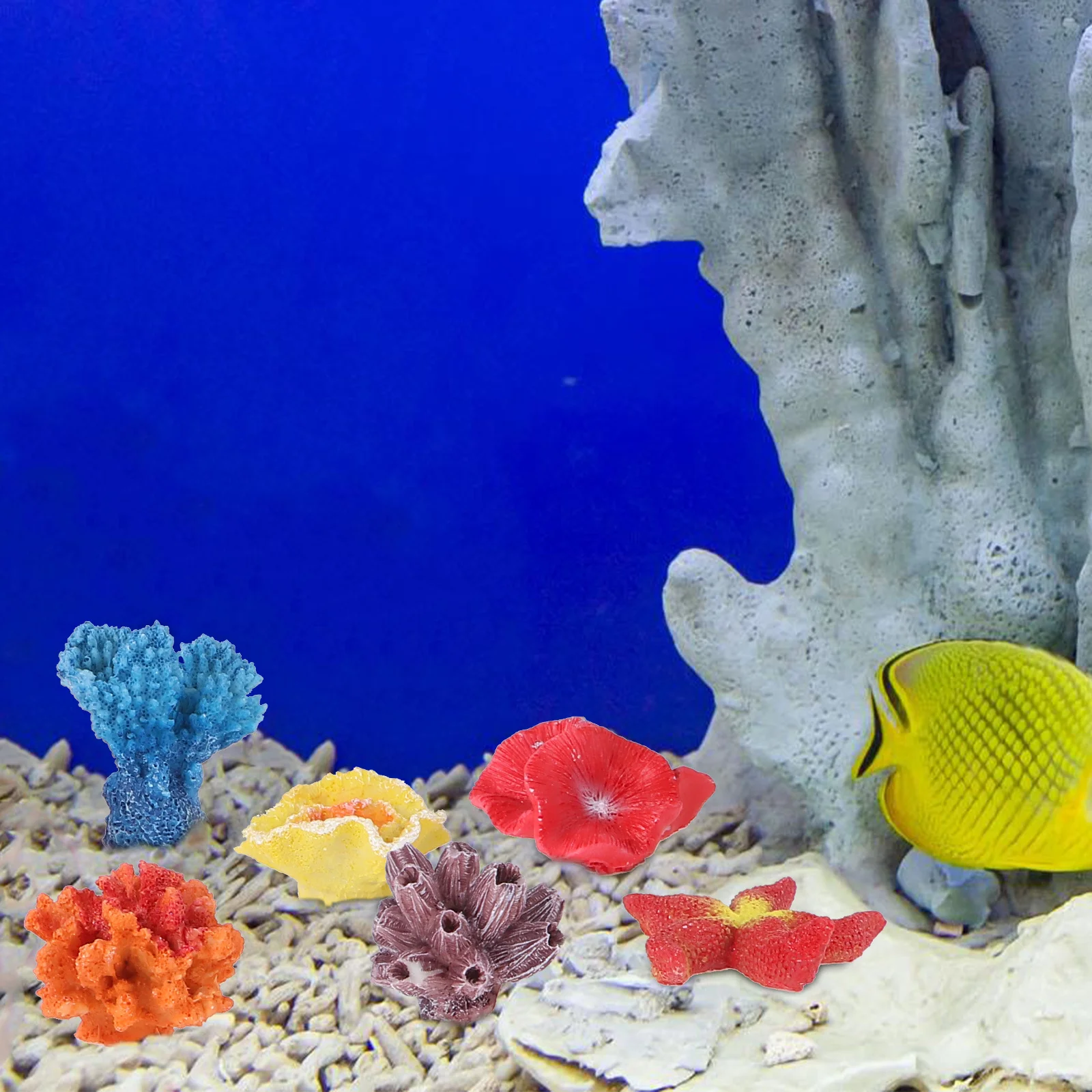 6Pcs Aquarium Decor Artificial Sea Star Fake Coral Colorfast Safe for Both Fresh and Salt Water Aquarium Decor
6Pcs Aquarium Decor Artificial Sea Star Fake Coral Colorfast Safe for Both Fresh and Salt Water Aquarium Decor