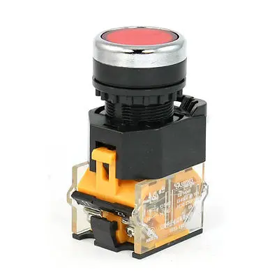 AC 230V 6A AC 400V 4A NO/NC 4 Terminals Red Momentary Pushbutton Switch
AC 230V 6A AC 400V 4A NO/NC 4 Terminals Red Momentary Pushbutton Switch