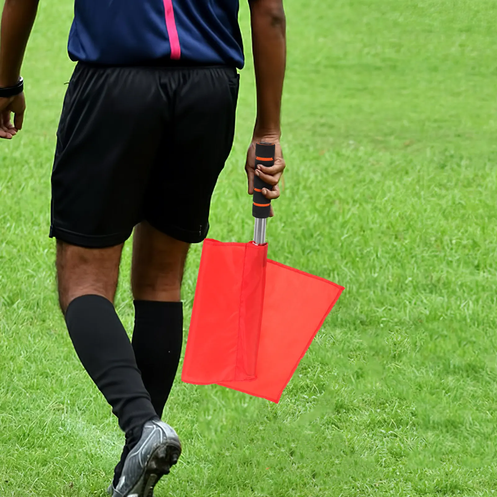Набор из 4 ручных судейских флажков с прочной стальной ручкой и устойчивой к выцветанию тканью для футбола и гонок
Набор из 4 ручных судейских флажков с прочной стальной ручкой и устойчивой к выцветанию тканью для футбола и гонок