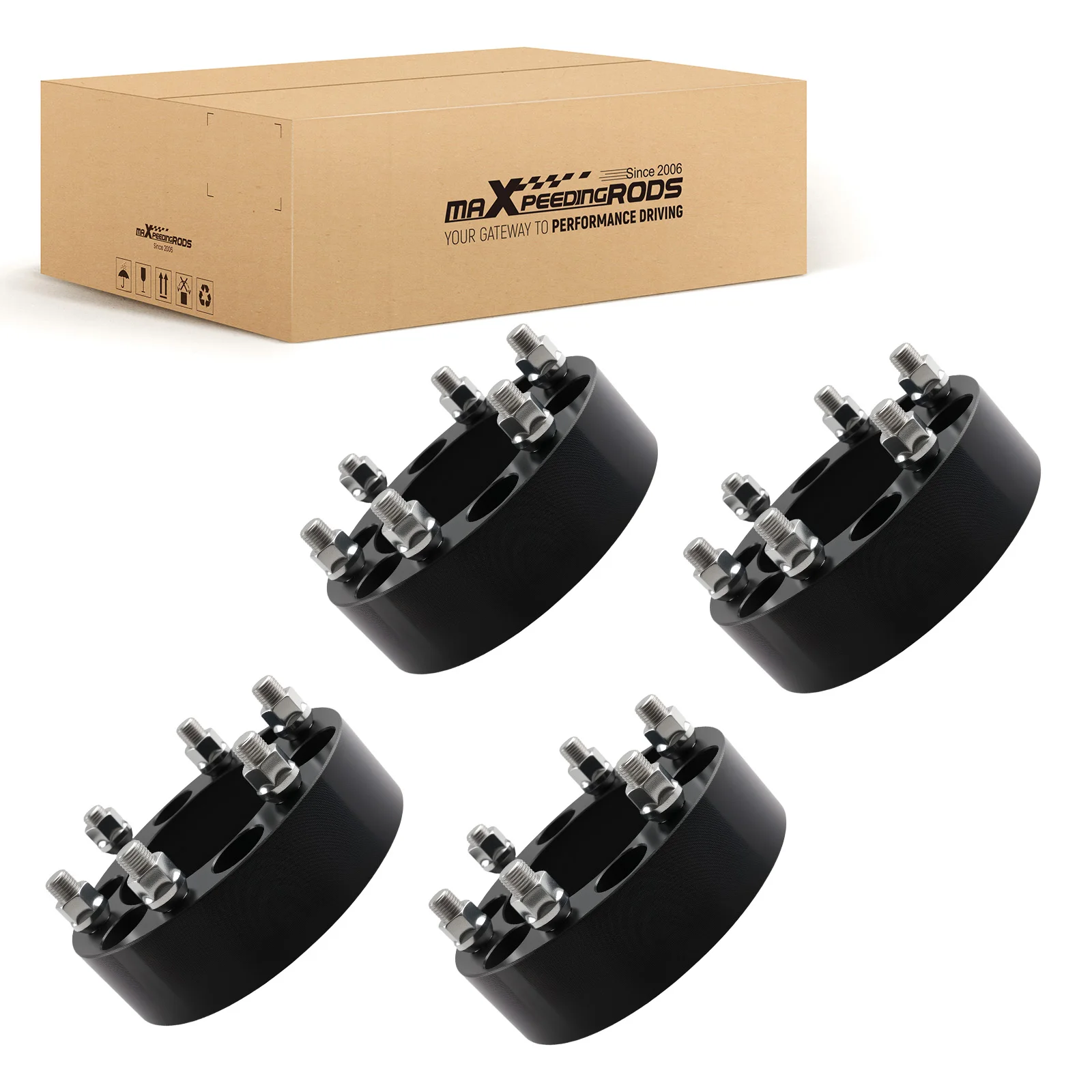 4x 51mm 2" Hub Centric Spacers for Chevy Suburban 6x5.5 M14x1.5 2015-2025
4x 51mm 2" Hub Centric Spacers for Chevy Suburban 6x5.5 M14x1.5 2015-2025