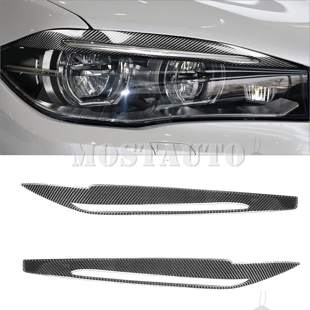 Soft Carbon Fiber Headlight Eye Lid Eyebrow Trim Cover For BMW X5 F15 2014-2018 2pcs
Soft Carbon Fiber Headlight Eye Lid Eyebrow Trim Cover For BMW X5 F15 2014-2018 2pcs