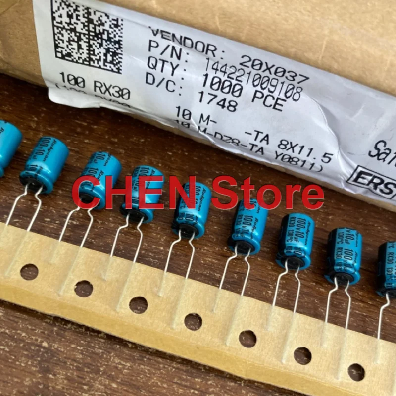 10PCS/50PCS original Rubycon RX30 10UF 100V 8X12MM 130C electrolytic capacitor 100V10UF free shipping
10PCS/50PCS original Rubycon RX30 10UF 100V 8X12MM 130C electrolytic capacitor 100V10UF free shipping