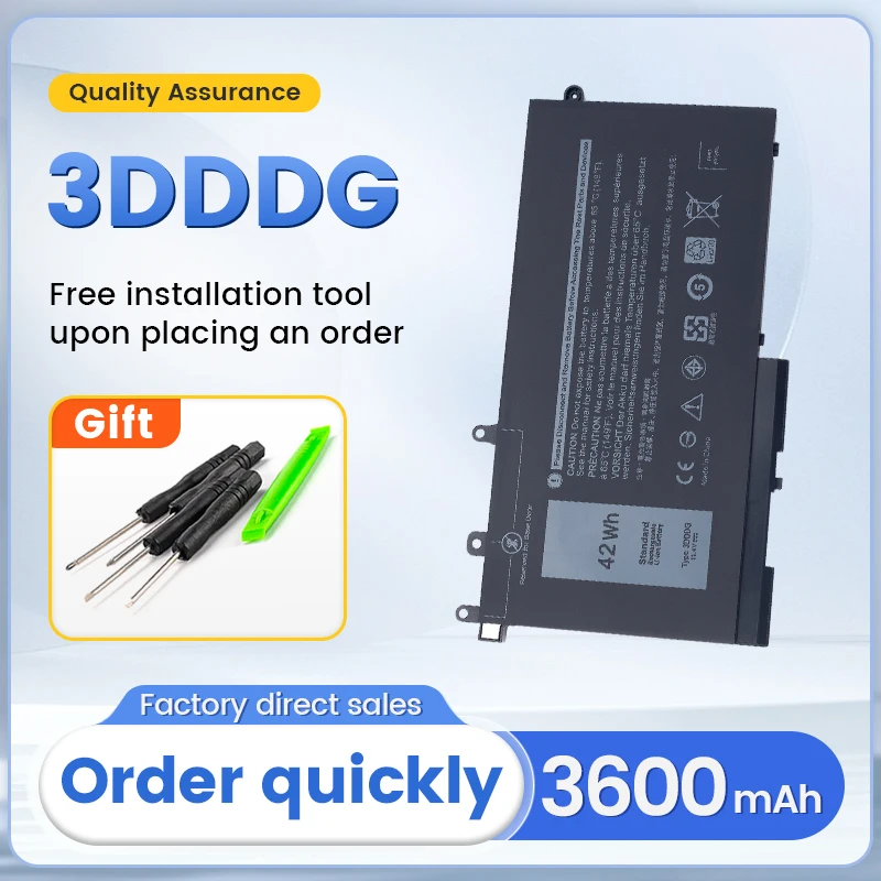 SOMI 3DDDG 11.4V 51Wh Laptop Battery For DELL Latitude 5280 5480 5580 E5280 E5480 E5580 E5290 E5490 E5590 Series 83XPC 4YFVG
SOMI 3DDDG 11.4V 51Wh Laptop Battery For DELL Latitude 5280 5480 5580 E5280 E5480 E5580 E5290 E5490 E5590 Series 83XPC 4YFVG