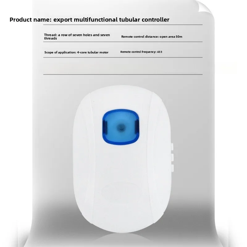 Round Multi-function Tubular Motor Receiver Wireless Control Unit for Rolling Garage Electric Gate Replacement Hardware Fitting
Round Multi-function Tubular Motor Receiver Wireless Control Unit for Rolling Garage Electric Gate Replacement Hardware Fitting