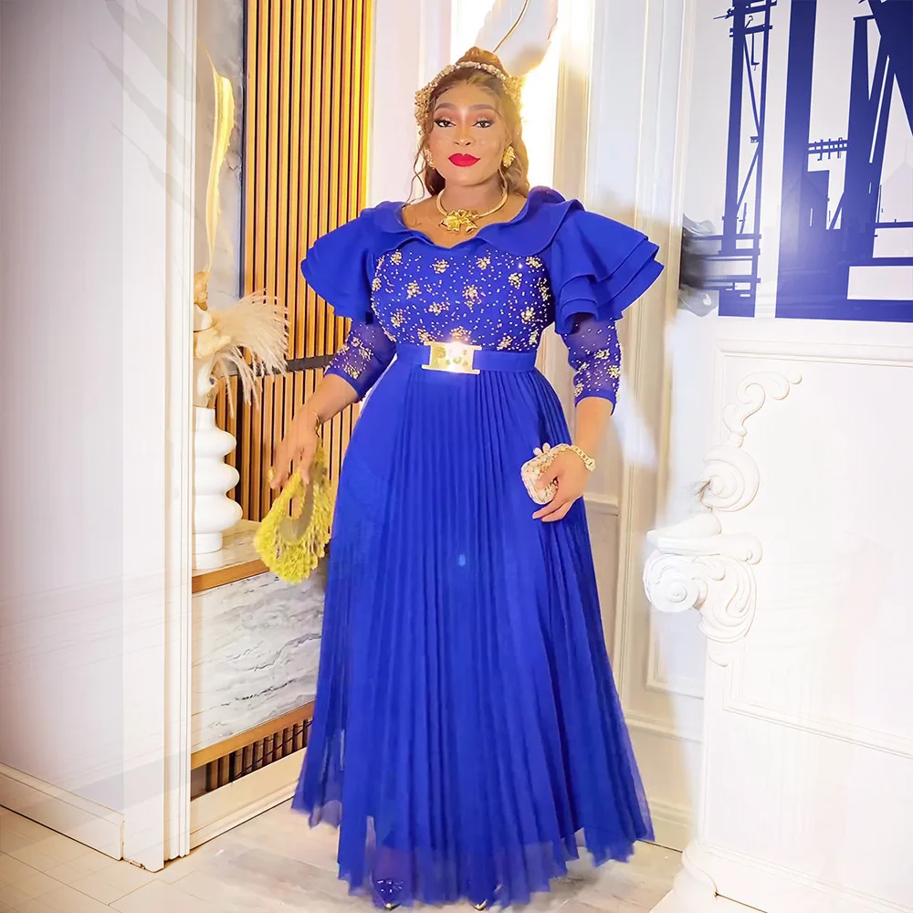 Plus Size African Party Dresses for Women 2025 New Fashion Dashiki Ankara Wedding Evening Gown Elegant Turkey Muslim Maxi Dress
Plus Size African Party Dresses for Women 2025 New Fashion Dashiki Ankara Wedding Evening Gown Elegant Turkey Muslim Maxi Dress
