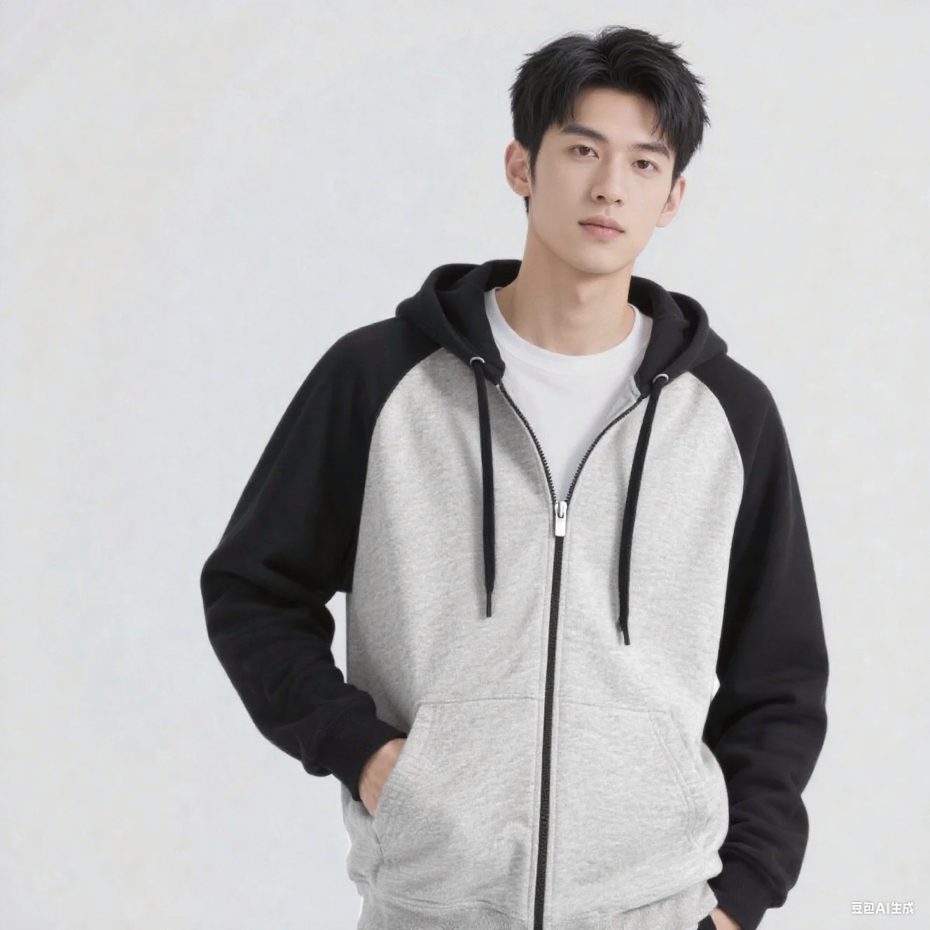2025 Autumn/Winter Men Zip-Up Color Block Hoodie with Casual Stylish Durable Top Raglan Sleeves Hoodies Sweatshirt Male
2025 Autumn/Winter Men Zip-Up Color Block Hoodie with Casual Stylish Durable Top Raglan Sleeves Hoodies Sweatshirt Male