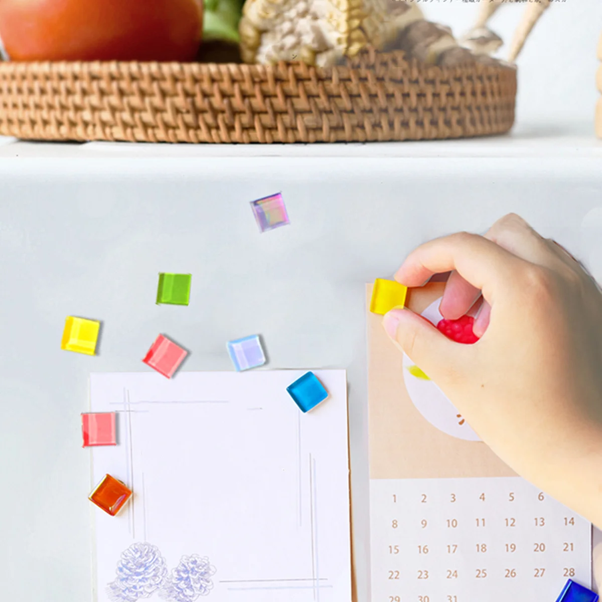 24Pcs Mosaic Style Refrigerator Magnets Colorful Glass Magnetic Stickers for Home Office Fridge Magnet Refrigerator Magnets 
24Pcs Mosaic Style Refrigerator Magnets Colorful Glass Magnetic Stickers for Home Office Fridge Magnet Refrigerator Magnets