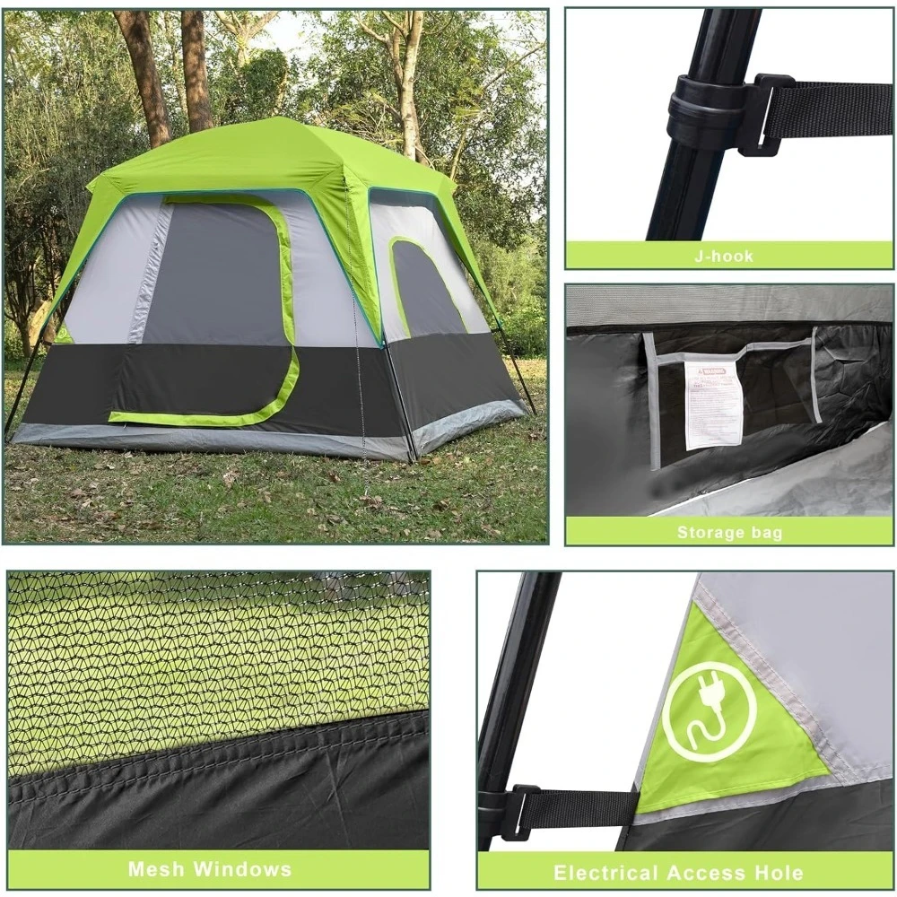 2 4 6 8 Person Family Camping Tent Portable Cabin Easy Setup Waterproof Rainfly
2 4 6 8 Person Family Camping Tent Portable Cabin Easy Setup Waterproof Rainfly