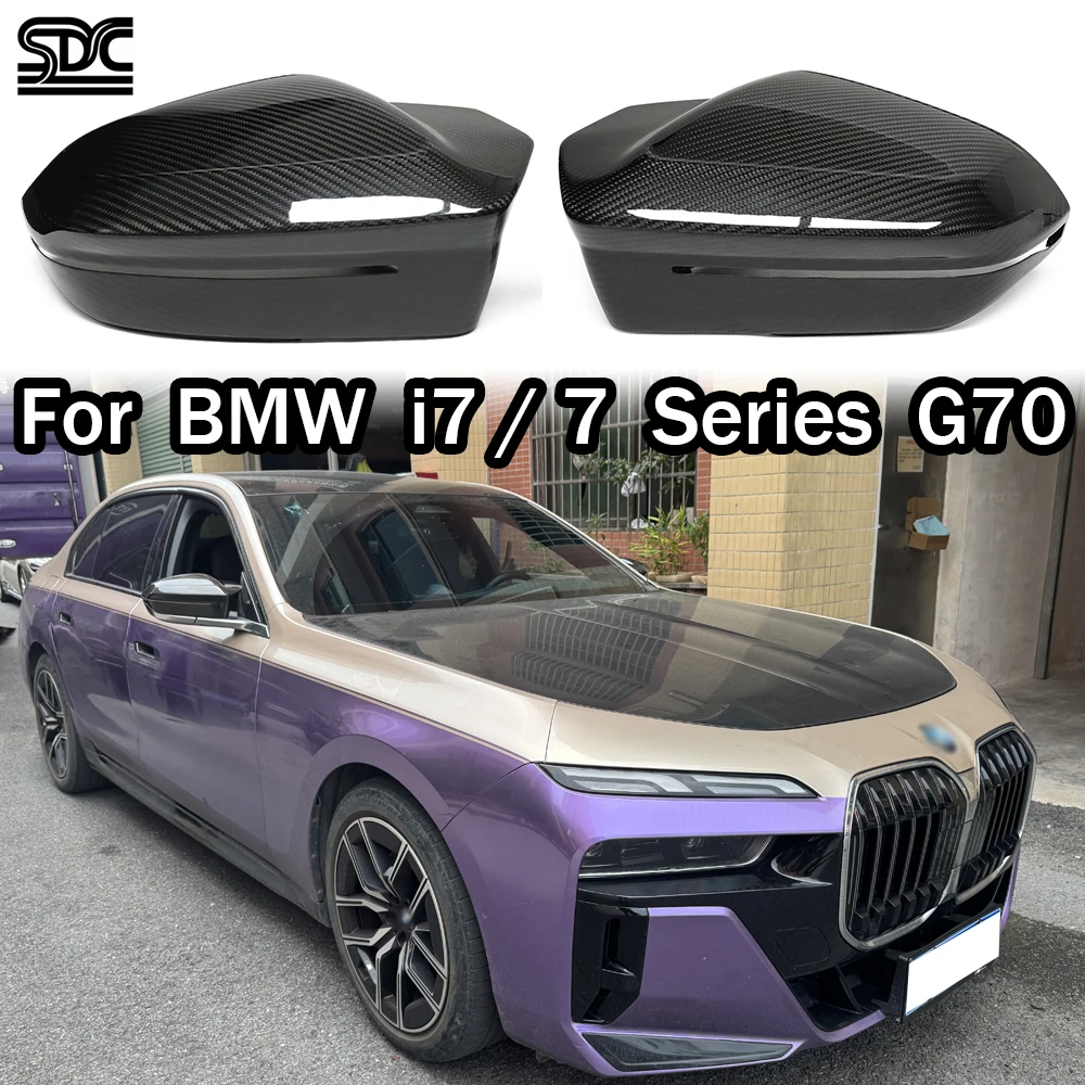 Real Dry Carbon Fiber Mirror Covers Replacement For BMW 7 Series G70 740 760i Sedan i7 2023+ OX-Horn Forged Carbon Fibre Mirrors
Real Dry Carbon Fiber Mirror Covers Replacement For BMW 7 Series G70 740 760i Sedan i7 2023+ OX-Horn Forged Carbon Fibre Mirrors