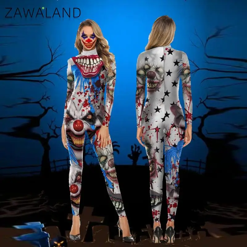 Zawaland женский костюм клоуна для косплея Хэллоуин сексуальное боди страшный женский вечерние комбинезон с длинными рукавами праздничный фестиваль костюм зентай
Zawaland женский костюм клоуна для косплея Хэллоуин сексуальное боди страшный женский вечерние комбинезон с длинными рукавами праздничный фестиваль костюм зентай
