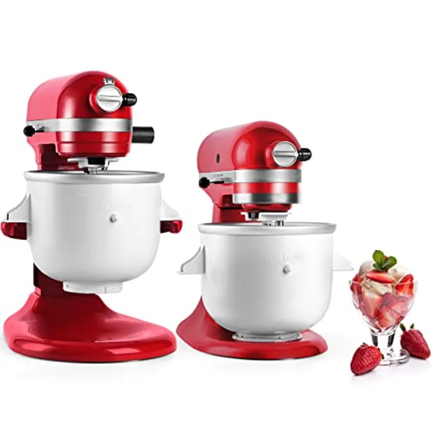 Насадка для приготовления мороженого для миксеров KitchenAid, 2-литровая, для замороженного йогурта, мороженого, сорбета и джелато, подходит для миксеров объемом 4,5 л.
Насадка для приготовления мороженого для миксеров KitchenAid, 2-литровая, для замороженного йогурта, мороженого, сорбета и джелато, подходит для миксеров объемом 4,5 л.