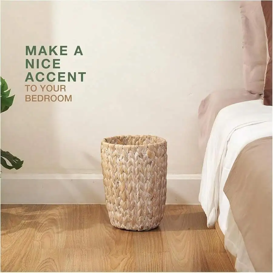 2-Pack Woven Rattan Trash Can 2 Gallon For Bedroom Living Room
2-Pack Woven Rattan Trash Can 2 Gallon For Bedroom Living Room