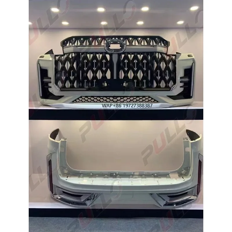 Car Spare Parts Include Front and Rear Bumper Assembly with Grille for Land Cruiser 300 2022 to Max Model
Car Spare Parts Include Front and Rear Bumper Assembly with Grille for Land Cruiser 300 2022 to Max Model