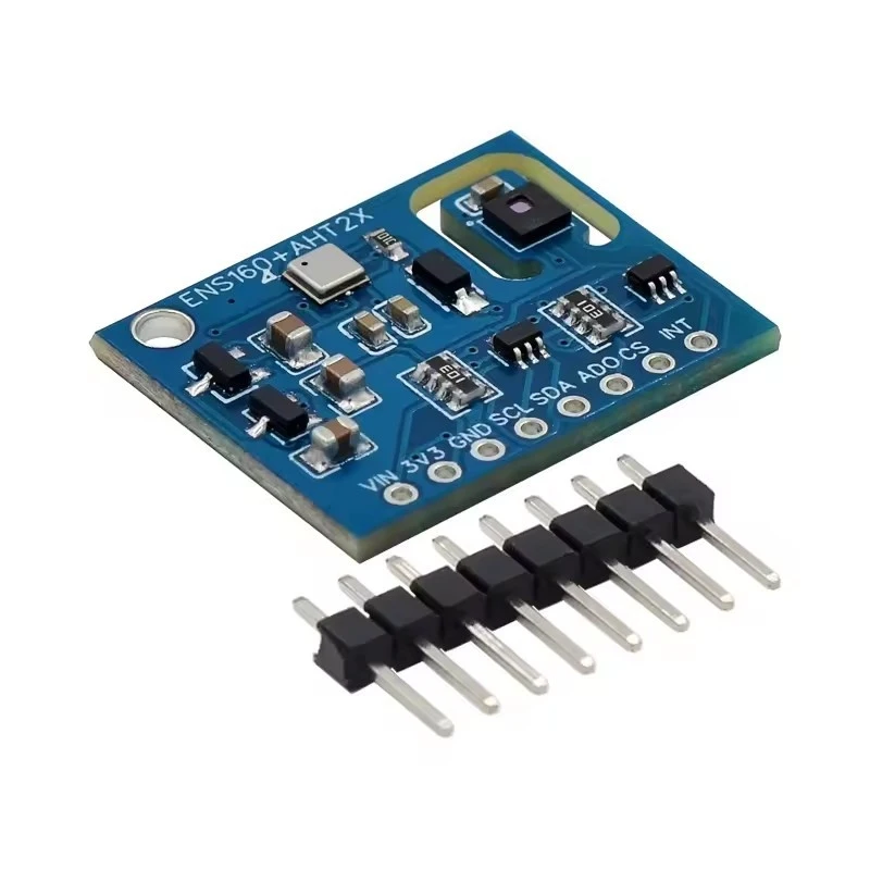 Air Quality Sensor CO2 eCO2 TVOC Monitor ENS160+AHT21 Temperature Humidity I2C
Air Quality Sensor CO2 eCO2 TVOC Monitor ENS160+AHT21 Temperature Humidity I2C