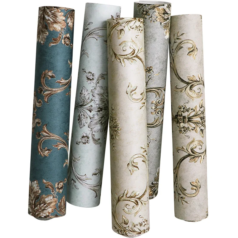 European 3D 3D relief fine press Damascus non woven wallpaper bedroom living room TV background wallpaper luxury
European 3D 3D relief fine press Damascus non woven wallpaper bedroom living room TV background wallpaper luxury