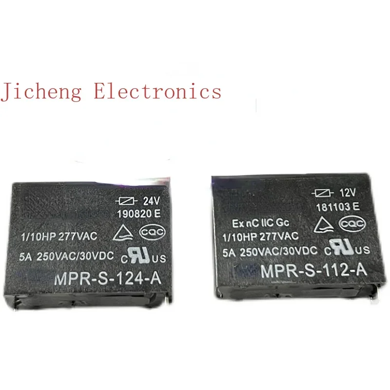 A Set Of Original MPR-S-112 124-A 5A 4-pin Relays Is Normally Open.
A Set Of Original MPR-S-112 124-A 5A 4-pin Relays Is Normally Open.
