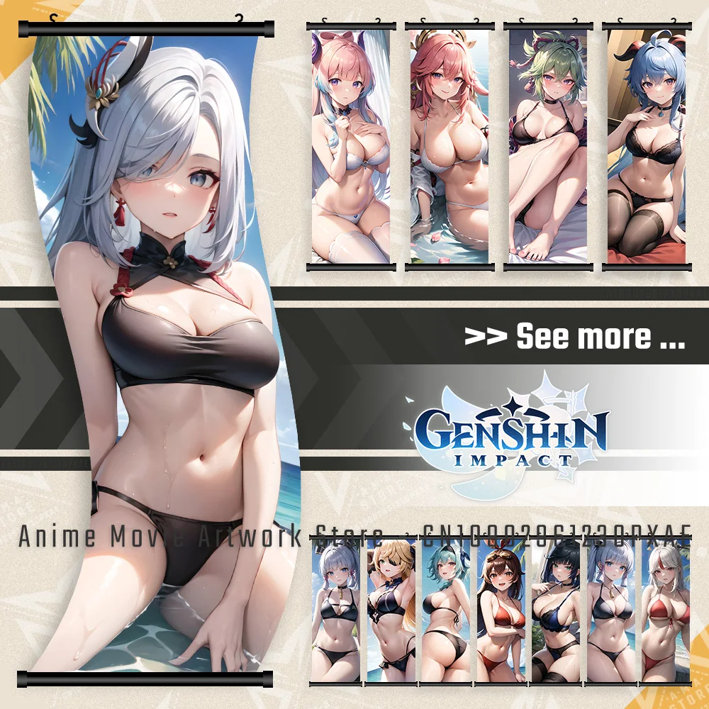 Hot Game Genshin Impact Home Decoration Wall Art Canvas Hanging Paintings Anime Figures Pictures Shenhe Hd Prints Poster Bedroom
Hot Game Genshin Impact Home Decoration Wall Art Canvas Hanging Paintings Anime Figures Pictures Shenhe Hd Prints Poster Bedroom