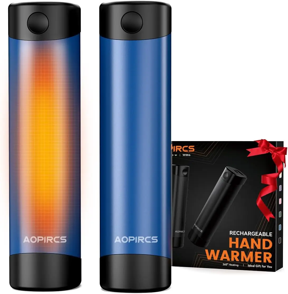 Rechargeable Hand Warmers - 2 Pack Electric Pocket Warmer, 360° Heating, 2X 5000mAh 18Hrs Long Last, 3 Settings - Camping Essentials, Hunting Gear, Christmas Stocking Stuffers, Gifts for Men, Women
Rechargeable Hand Warmers - 2 Pack Electric Pocket Warmer, 360° Heating, 2X 5000mAh 18Hrs Long Last, 3 Settings - Camping Essentials, Hunting Gear, Christmas Stocking Stuffers, Gifts for Men, Women