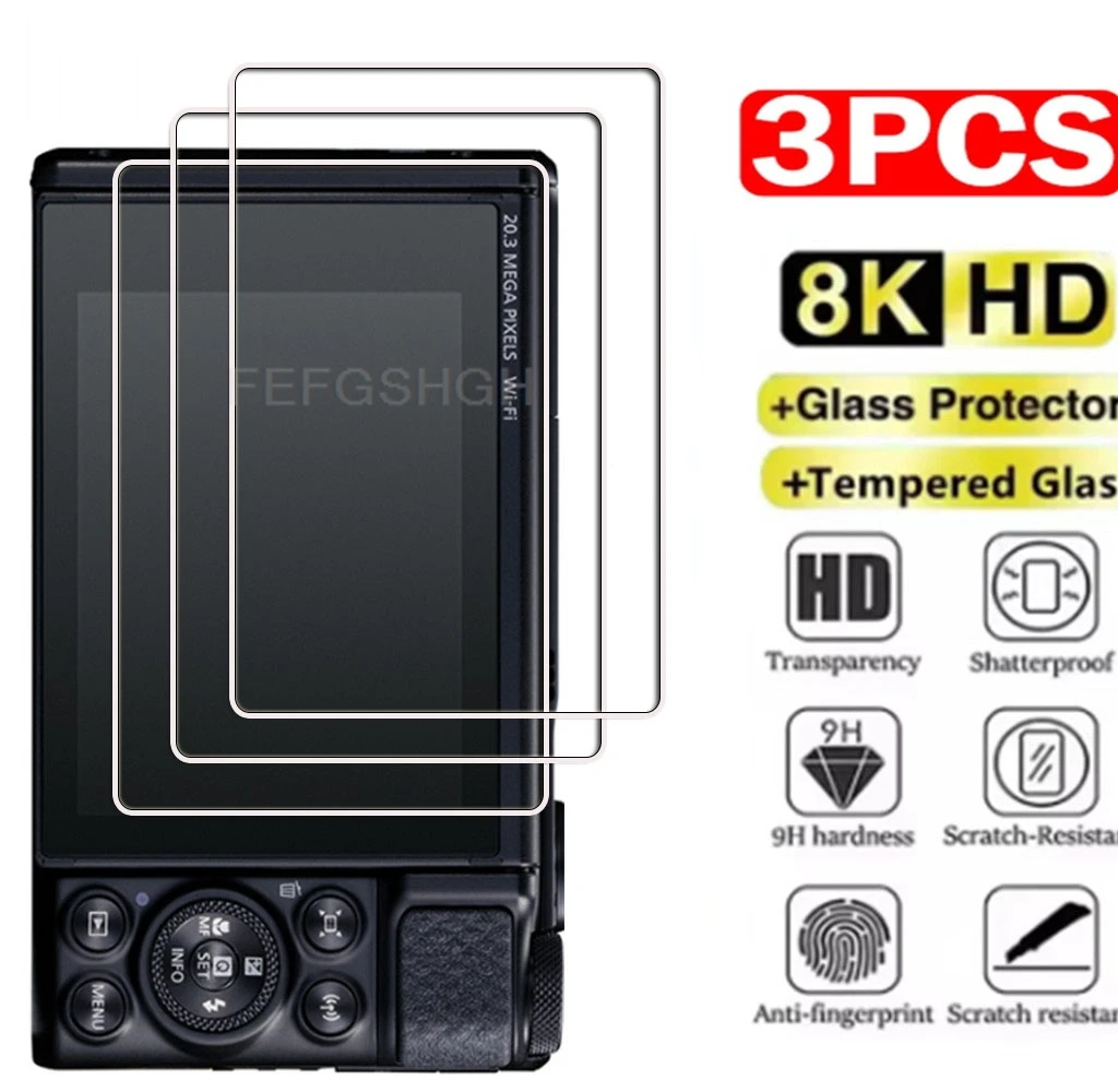 3PCS 9H HD Tempered Glass For Canon PowerShot SX740 SX730 HS Camera LCD Screen Protector Film
3PCS 9H HD Tempered Glass For Canon PowerShot SX740 SX730 HS Camera LCD Screen Protector Film