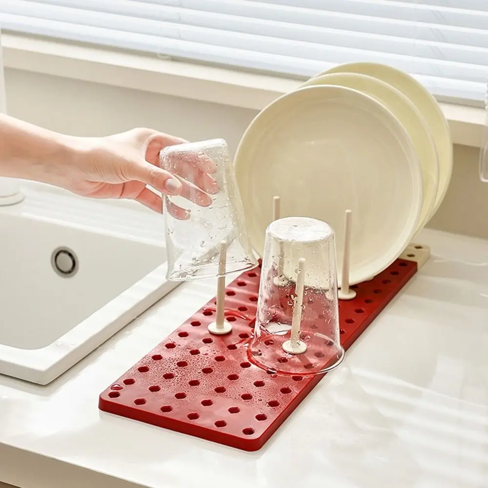 Telescopic Dish Plate Drying Rack Removable Space Saving Cup Drying Rack Plastic Anti-slip Pot Cover Storage Holder Bedroom
Telescopic Dish Plate Drying Rack Removable Space Saving Cup Drying Rack Plastic Anti-slip Pot Cover Storage Holder Bedroom