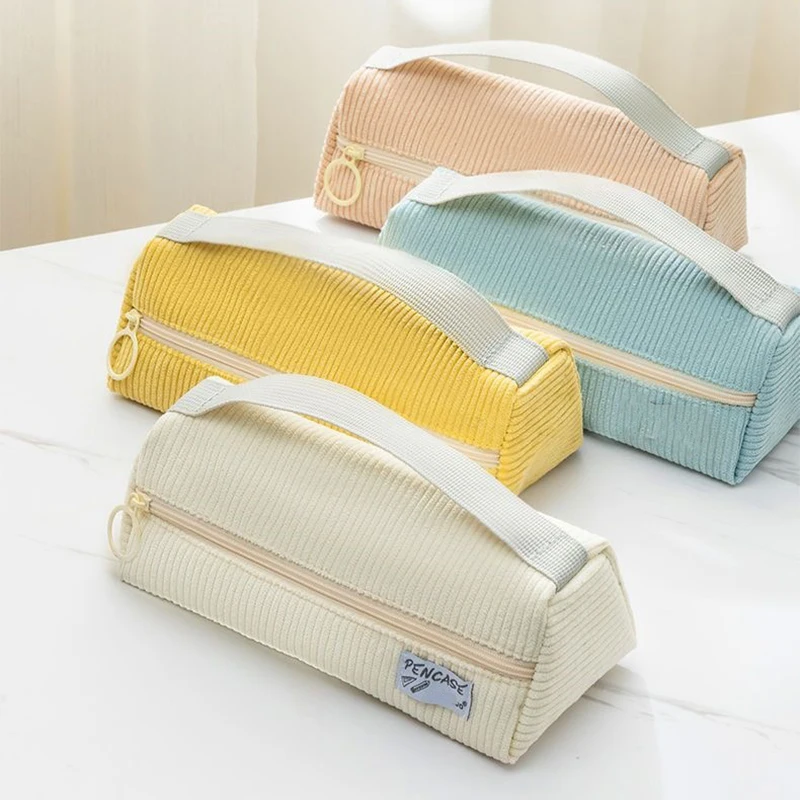 2024 New Fashion Pen Bag Corduroy Candy Color Stationery Storage Bag Large Capacity Creative Pencil Case School Office Supplies
2024 New Fashion Pen Bag Corduroy Candy Color Stationery Storage Bag Large Capacity Creative Pencil Case School Office Supplies