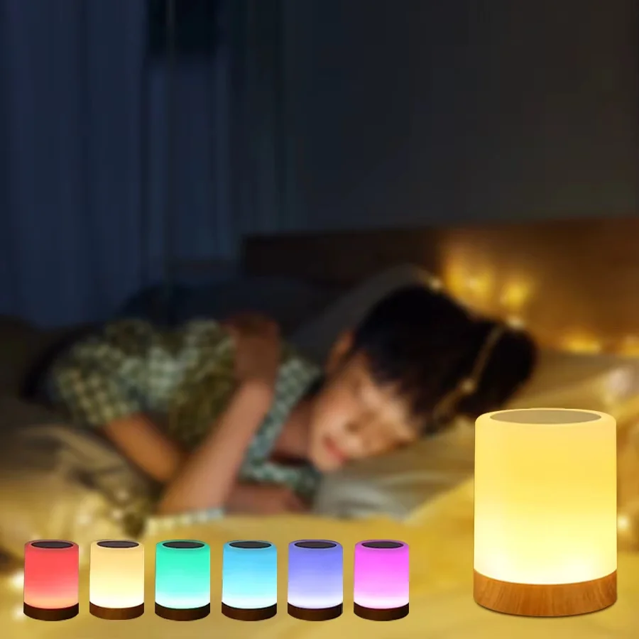 7 Color Touch Dimmable Sleep Night Light Rechargeable LED Bedside Lamp 13Color Atmosphere Lamp Festival Birthday Gift Mood light
7 Color Touch Dimmable Sleep Night Light Rechargeable LED Bedside Lamp 13Color Atmosphere Lamp Festival Birthday Gift Mood light