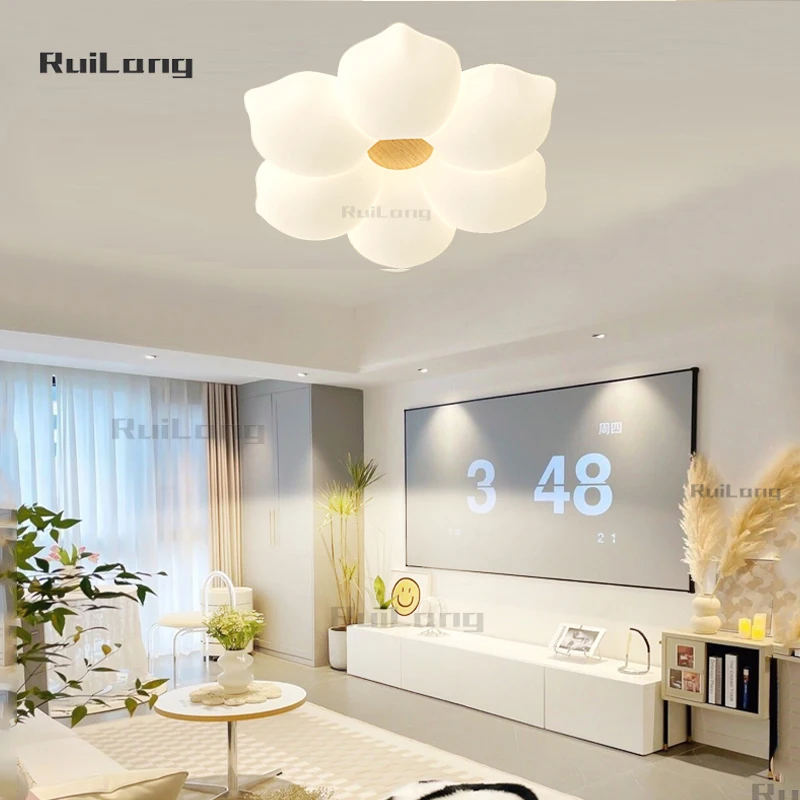 Dimmable LED Ceiling Lights Flower Petal Decor Princess Girl Bedroom Nursery Baby Chandelier Kids Room Ceiling Lamp Plafon
Dimmable LED Ceiling Lights Flower Petal Decor Princess Girl Bedroom Nursery Baby Chandelier Kids Room Ceiling Lamp Plafon