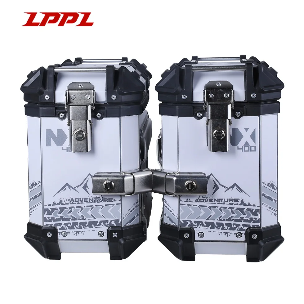 China Supplier Aluminum Alloy Complete Luggage Kit Anti Shake Motorcycle Tail Box For Outdoor Riding Bike
China Supplier Aluminum Alloy Complete Luggage Kit Anti Shake Motorcycle Tail Box For Outdoor Riding Bike