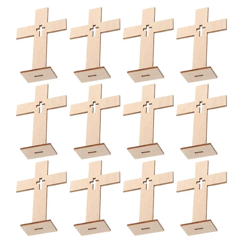12 PCS Crosses Unfinished Religious Wall Decor Craft Project Tabletop Display Sewing Wooden Cross Cutouts For Diy Crafts
12 PCS Crosses Unfinished Religious Wall Decor Craft Project Tabletop Display Sewing Wooden Cross Cutouts For Diy Crafts