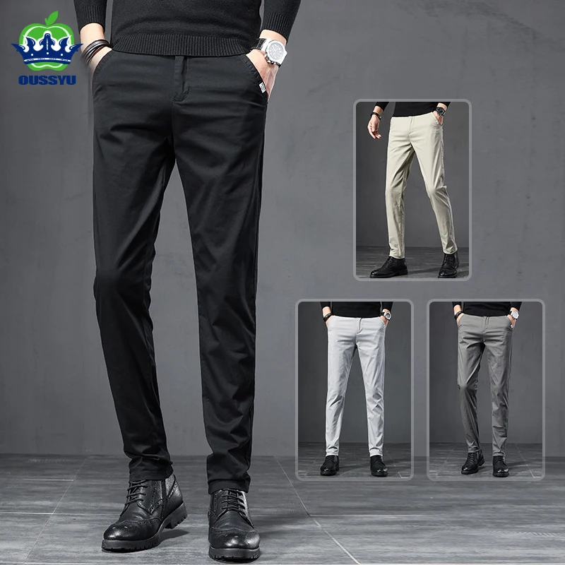 Brand High Quality Spring Summer Cotton Stretch Men's Classic Formal Pants Business Khaki Grey Trousers Male Plus Size 28-38
Brand High Quality Spring Summer Cotton Stretch Men's Classic Formal Pants Business Khaki Grey Trousers Male Plus Size 28-38