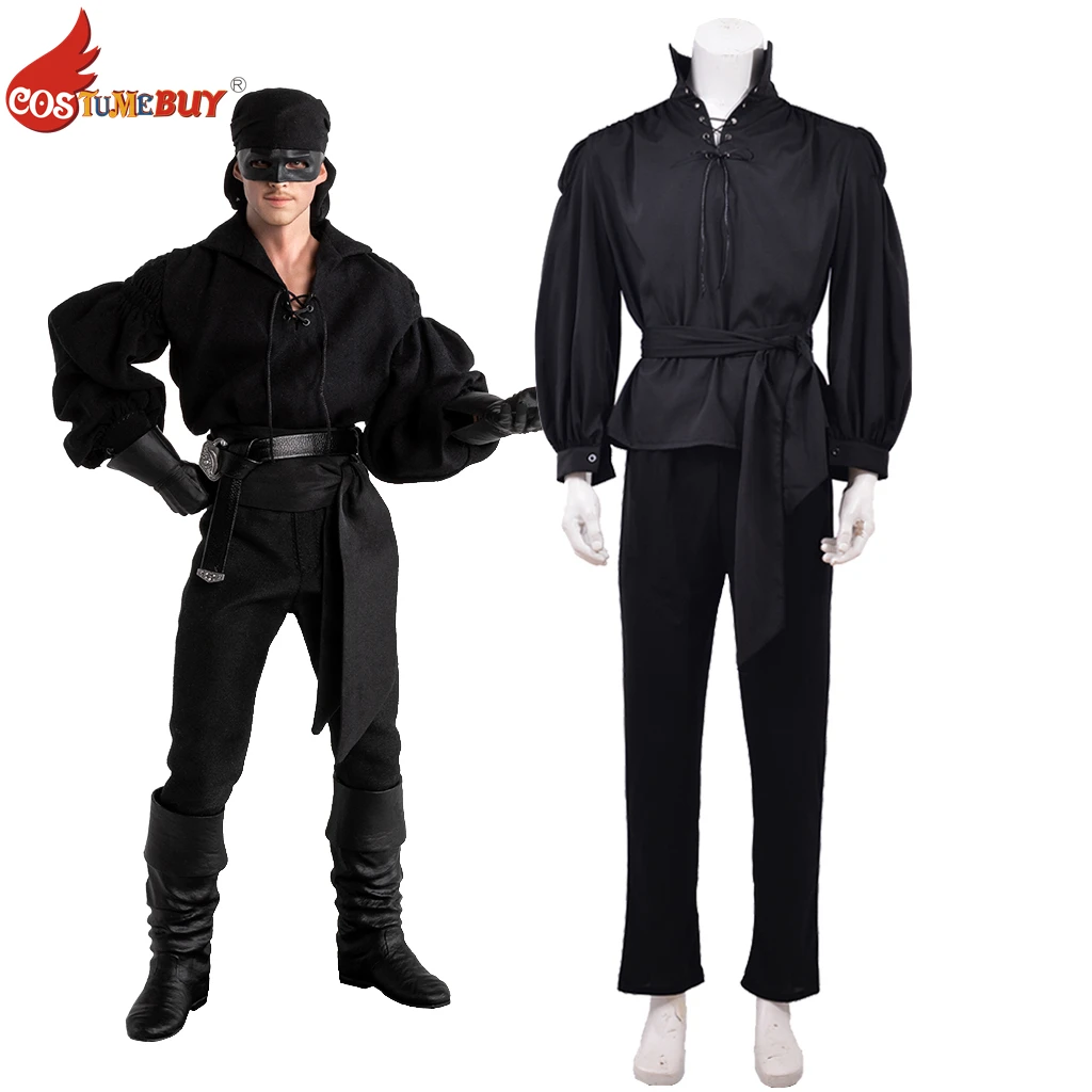 Princess Bride Movie Westley (Dread Pirate Roberts) Cosplay Costume Men's Black Medieval Outfits with Shirt Pants Eye Patch
Princess Bride Movie Westley (Dread Pirate Roberts) Cosplay Costume Men's Black Medieval Outfits with Shirt Pants Eye Patch