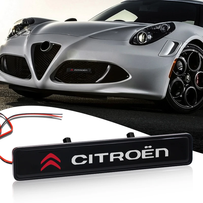 New Car Front Hood Grille Emblem LED Light Grill Decorative Lights for Citroen C1 C3 C4 C5 C6 2CV VTS Picasso Cross Cactus RD3
New Car Front Hood Grille Emblem LED Light Grill Decorative Lights for Citroen C1 C3 C4 C5 C6 2CV VTS Picasso Cross Cactus RD3