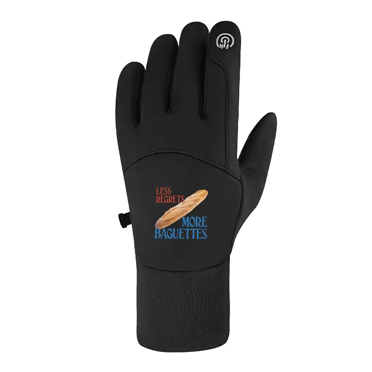Less Regrets More Baguettes Print Multi-Use Warm Gloves for Cycling Skiing Daily Activities
Less Regrets More Baguettes Print Multi-Use Warm Gloves for Cycling Skiing Daily Activities
