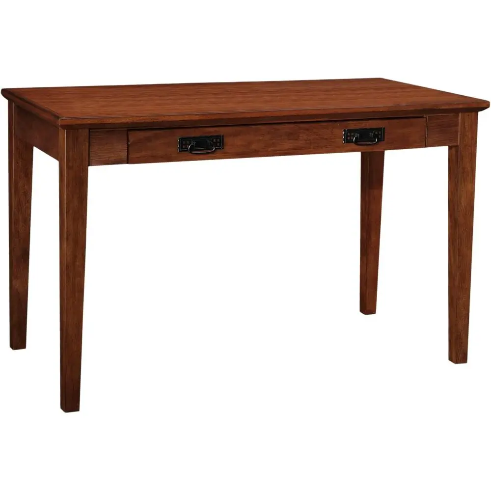 Solid Wood Mission Oak Writing Desk with Drop-Front Keyboard Tray for Home Office
Solid Wood Mission Oak Writing Desk with Drop-Front Keyboard Tray for Home Office