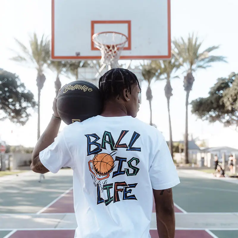 American Ballislife Basketball Short-sleeved T-shirt, Warm-up Exercise Shooting Training Suit, Pure Cotton Printed T-shirt
American Ballislife Basketball Short-sleeved T-shirt, Warm-up Exercise Shooting Training Suit, Pure Cotton Printed T-shirt