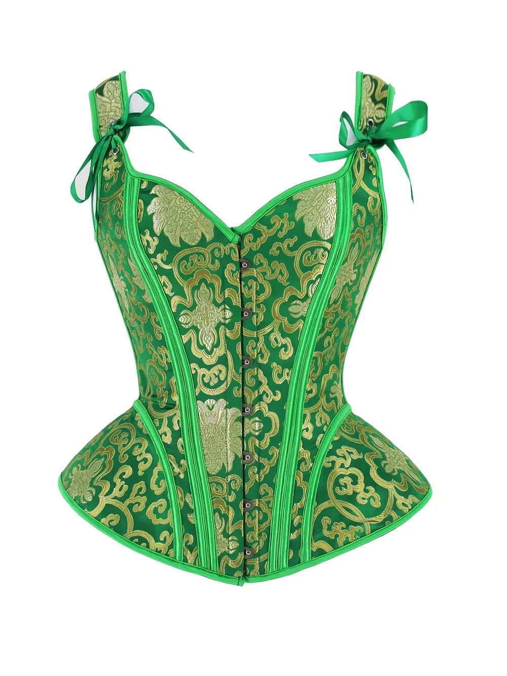 Women Corset with Straps Lace Up Vintage Jacquard Victoria Overbust Gothic Bustier Body Shaper Sexy Punk Lingerie Shapewear
Women Corset with Straps Lace Up Vintage Jacquard Victoria Overbust Gothic Bustier Body Shaper Sexy Punk Lingerie Shapewear