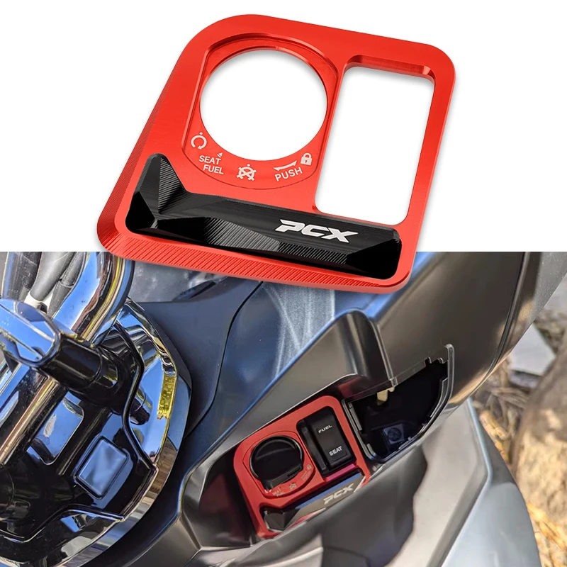 Motorcycle CNC Electric Door Lock Button Cover Protector Ignition Switch Decorate Fit For HONDA PCX160 PCX 125 160 2021-2024
Motorcycle CNC Electric Door Lock Button Cover Protector Ignition Switch Decorate Fit For HONDA PCX160 PCX 125 160 2021-2024